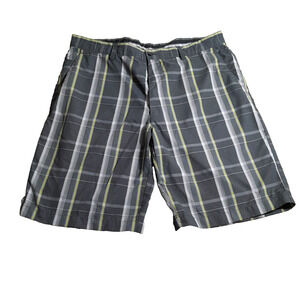 PGA Tour Pro Series PLaid Golf Short Size 38W? Moisture Wicking Easy Care UPF 50